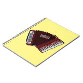 Darstellung des Cartoon in Accordion Notizblock (Linke Seite)