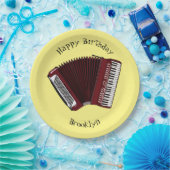 Darstellung des Cartoon in Accordion Pappteller (Party)