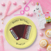 Darstellung des Cartoon in Accordion Pappteller (Party)