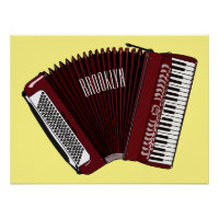 Darstellung des Cartoon in Accordion