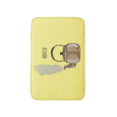 Darstellung des Cartoon in Stovetop oder hob kette Badematte (Vorderseite Vertikal)