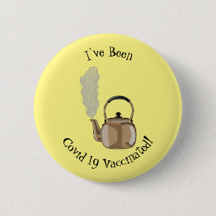 Darstellung des Cartoon in Stovetop oder hob kette Button