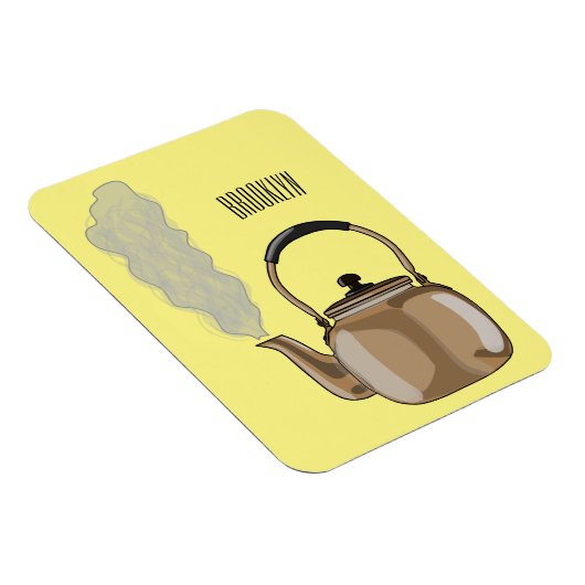 Darstellung des Cartoon in Stovetop oder hob kette Magnet (Rechte Seite)