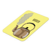 Darstellung des Cartoon in Stovetop oder hob kette Magnet (Linke Seite)