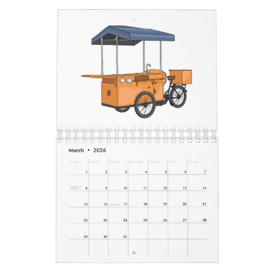 Darstellung des Cartoon Kalender (Mär 2026)