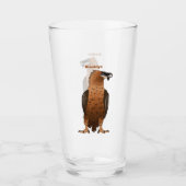 Darstellung des Cartoon mit Bartgeist Glas (Vorderseite)