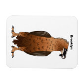 Darstellung des Cartoon mit Bartgeist Magnet (Horizontal)
