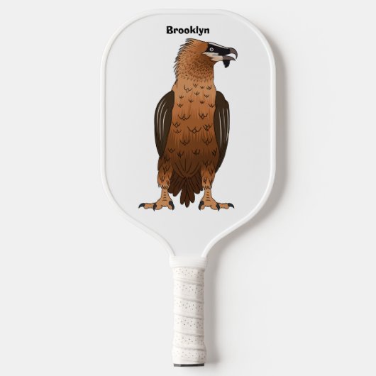 Darstellung des Cartoon mit Bartgeist Pickleball Schläger (Vorderseite)