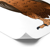 Darstellung des Cartoon mit Bartgeist Poster (Ecke)