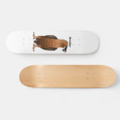 Darstellung des Cartoon mit Bartgeist Skateboard (Horizontal)