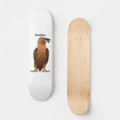 Darstellung des Cartoon mit Bartgeist Skateboard (Vorderseite)
