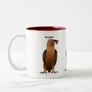 Darstellung des Cartoon mit Bartgeist Zweifarbige Tasse