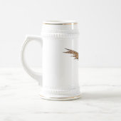 Darstellung des Cartoon mit Ringhals Bierglas (Links)