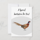 Darstellung des Cartoon mit Ringhals Einladung (Rückseite)