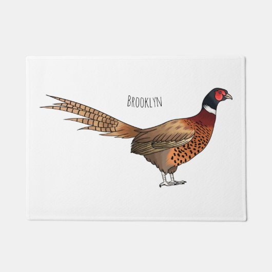 Darstellung des Cartoon mit Ringhals Fußmatte (Vorderseite)