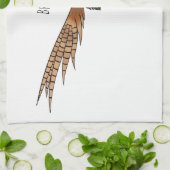 Darstellung des Cartoon mit Ringhals Geschirrtuch (Gefaltet)