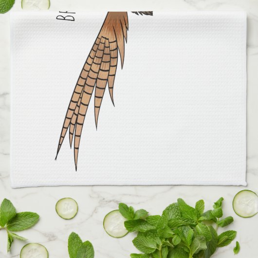 Darstellung des Cartoon mit Ringhals Geschirrtuch (Gefaltet)