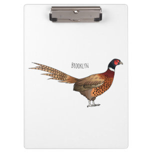 Darstellung des Cartoon mit Ringhals Klemmbrett