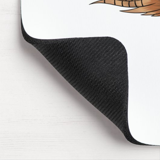 Darstellung des Cartoon mit Ringhals Mousepad (Ecke)