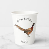 Darstellung des Cartoon mit Ringhals Pappbecher (Rückseite)