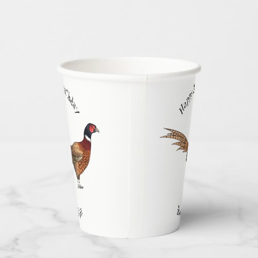 Darstellung des Cartoon mit Ringhals Pappbecher (Rechts)