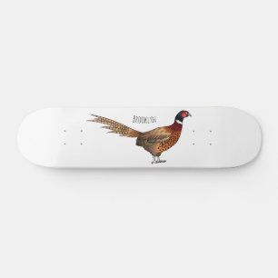 Darstellung des Cartoon mit Ringhals Skateboard