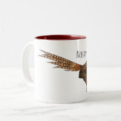 Darstellung des Cartoon mit Ringhals Zweifarbige Tasse (Vorderseite Links)