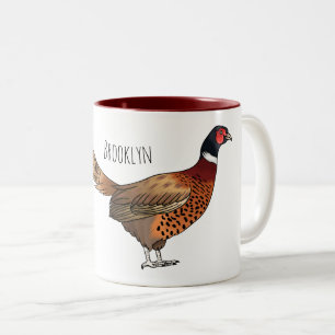 Darstellung des Cartoon mit Ringhals Zweifarbige Tasse