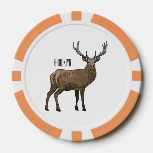 Darstellung des Cartoon Pokerchips (Vorderseite)