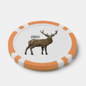 Darstellung des Cartoon Pokerchips (Einzeln)
