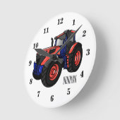 Darstellung des Cartoon Runde Wanduhr (Winkel)