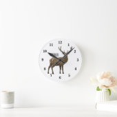 Darstellung des Cartoon Runde Wanduhr (Zuhause)