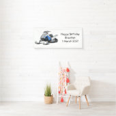 Darstellung des Cartoon Snowmobile Banner (Insitu)