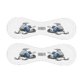 Darstellung des Cartoon Snowmobile Baseball (Paneele)