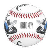 Darstellung des Cartoon Snowmobile Baseball (Vorderseite)