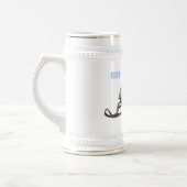 Darstellung des Cartoon Snowmobile Bierglas (Links)