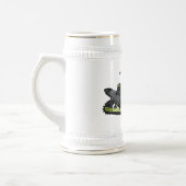 Darstellung des Cartoon Snowmobile Bierglas (Links)