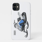 Darstellung des Cartoon Snowmobile Case-Mate iPhone Hülle (Rückseite)