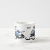 Darstellung des Cartoon Snowmobile Espressotasse (Vorderseite)