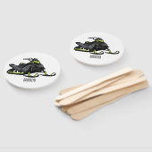 Darstellung des Cartoon Snowmobile Fächer (Non-assembled)