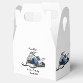 Darstellung des Cartoon Snowmobile Geschenkschachtel (Geöffnet)