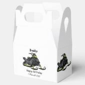 Darstellung des Cartoon Snowmobile Geschenkschachtel (Geöffnet)