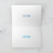 Darstellung des Cartoon Snowmobile Karte (Innenseite)