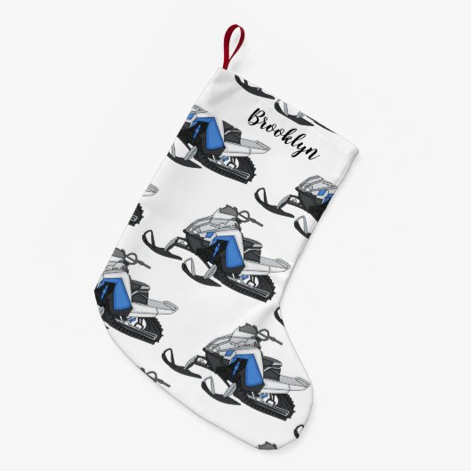 Darstellung des Cartoon Snowmobile Kleiner Weihnachtsstrumpf (Vorderansicht (hängend))