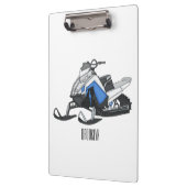 Darstellung des Cartoon Snowmobile Klemmbrett (Links)