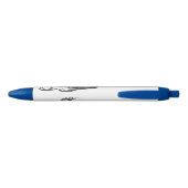 Darstellung des Cartoon Snowmobile Kugelschreiber (Rückseite)