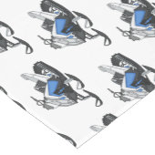 Darstellung des Cartoon Snowmobile Kurzer Tischläufer (Ecke)