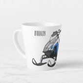 Darstellung des Cartoon Snowmobile Milchtasse (Linke Ecke)