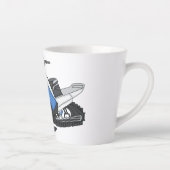 Darstellung des Cartoon Snowmobile Milchtasse (Rechts)