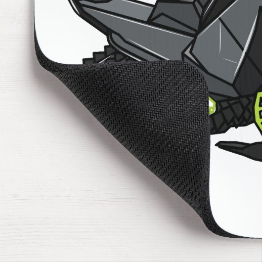 Darstellung des Cartoon Snowmobile Mousepad (Ecke)